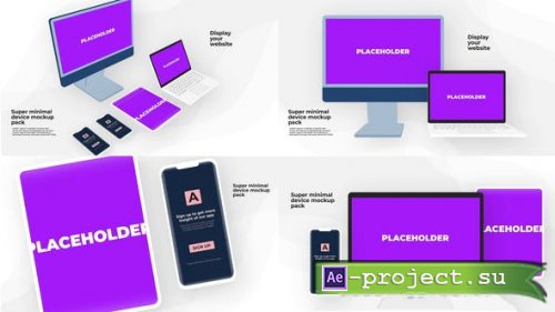 Videohive - Device Mockup Pack - 32969414 - Project for After Effects