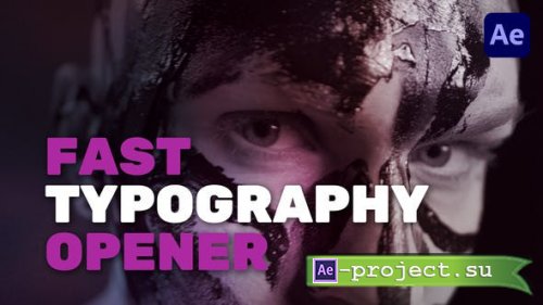 Videohive - Fast Typography Opener - 32311358 - Project for After Effects