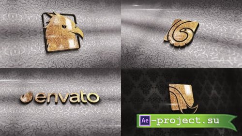 Videohive - Carving Gold Logo - 33008756 - Project for After Effects