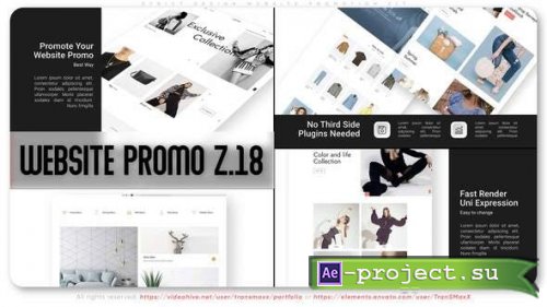 Videohive - Strict Design Website Promotion | Z17 - 32965869 - Project for After Effects
