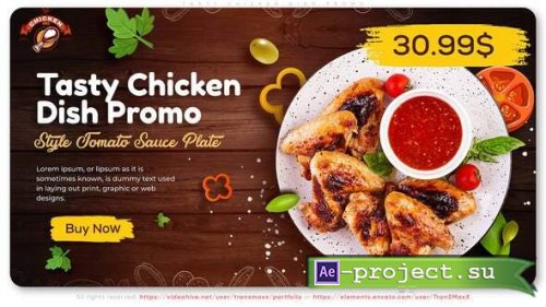 Videohive - Tasty Chicken Dish Promo - 33002011 - Project for After Effects
