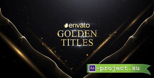 Videohive - Golden Titles - 19633584 - Project for After Effects
