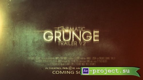 Videohive - Cinematic Grunge Trailer - 32228100 - Project for After Effects