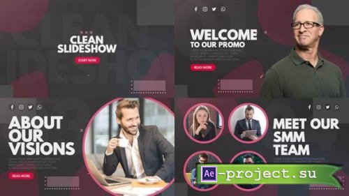 Videohive - Clean Slideshow - 32817212 - Project for After Effects