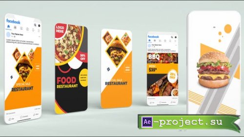 Videohive - Food & Restaurant Promo Social B90 - 33041595 - Project for After Effects