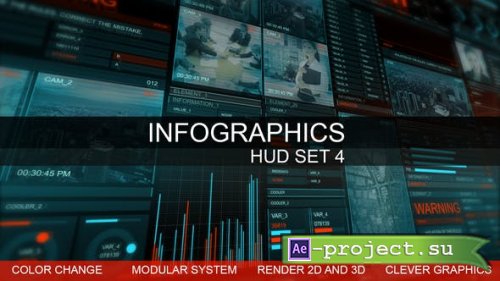 Videohive - Infographics HUD smart graphics - 22651875 - Project for After Effects