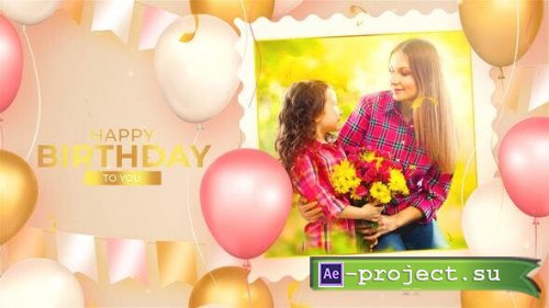 Videohive - Happy Birthday Photo Slideshow - 32574605 - Project for After Effects