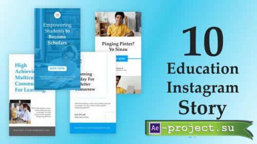 Videohive - Education Instagram Stories Template - 33074295 - Project for After Effects