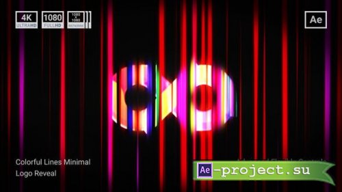 Videohive - Colorful Lines Minimal Logo Reveal - 31843920 - Project for After Effects
