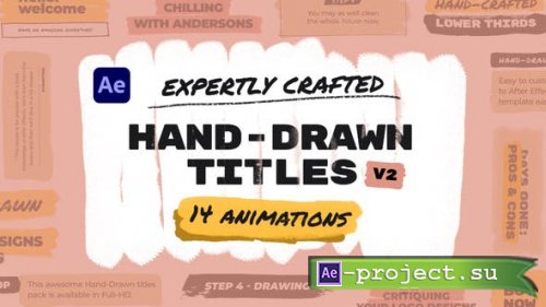 Videohive - Hand Drawn Brush Titles - 33082268 - Project for After Effects