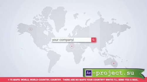 Videohive - Search Map Logo - 20751943 - Project for After Effects