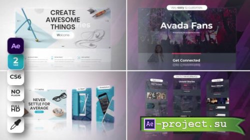 Videohive - Website Promo - 21313960 - Project for After Effects