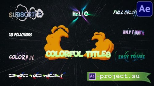 Videohive - Colorful Titles | After Effects - 33062867 - Project for After Effects