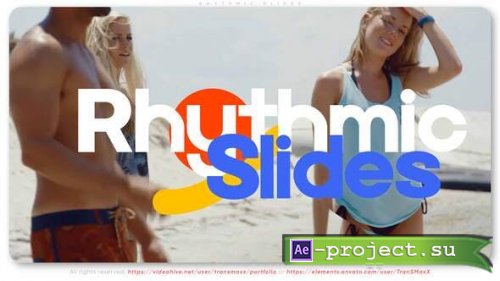 Videohive - Rhythmic Slides - 33061334 - Project for After Effects