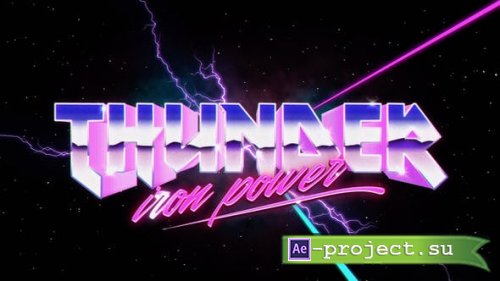 Videohive - 80s Titles - 24095040 - Project for After Effects