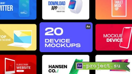 Videohive - Device Mockups - 33121365 - Project for After Effects