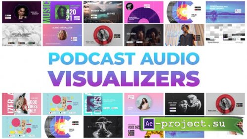 Videohive - Podcast Audio Visualizers - 32505559 - Project for After Effects