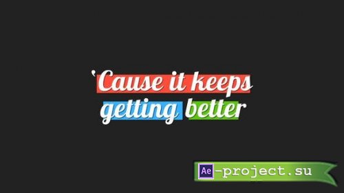 Videohive - Lyric Video Template - 13710479 - Project for After Effects