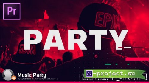 Videohive - Music Party - 33008006 - Project for After Effects & Premiere Pro