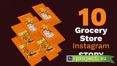 Videohive - Grocery Store Instagram Story Pack - 33131005 - Project for After Effects