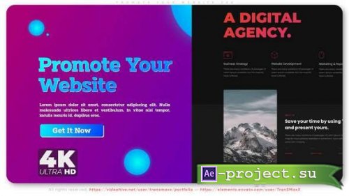 Videohive - Promote Your Website | Z22 - 33164619 - Project for After Effects