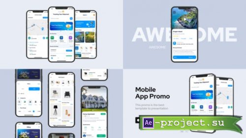 Videohive - Clean Mobile App Promo - 33230027 - Project for After Effects
