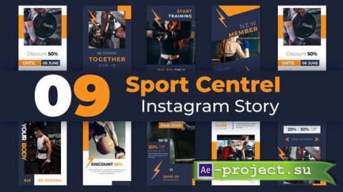 Videohive - Sport Centre Instagram Story Pack - 33221674 - Project for After Effects