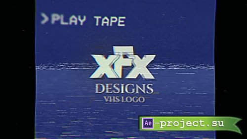 Videohive - Damaged VHS Tape Logo Intro - 31404464 - Project for After Effects