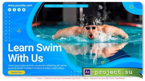 Videohive - Lets Swim Pool Promo - 33224856 - Project for After Effects