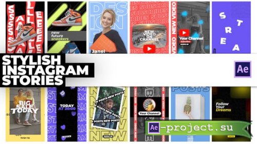 Videohive - Stylish Instagram Stories - 33258037 - Project for After Effects