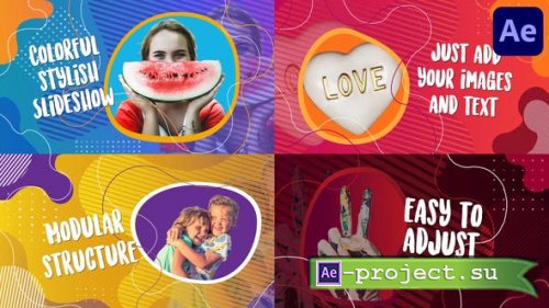 Videohive - Colorful Stylish Slideshow | After Effects - 33263923 - Project for After Effects