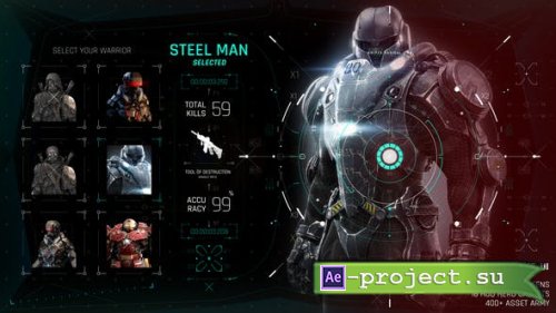 Videohive - HUD GAME UI - 26768873 - Project for After Effects