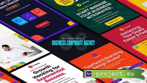 Videohive - Business, Corporate Agency Instagram Stories - 33283183 - Project for After Effects
