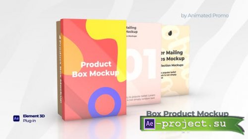 Videohive - Box Product Mockup - Shoes Box Template - 33273846 - Project for After Effects
