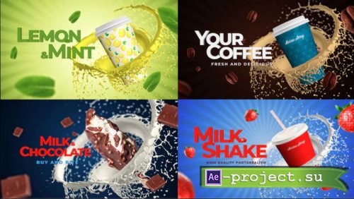 Coffee, Soda, Milkshake, Any Food Adv 570821 - Project for After Effects