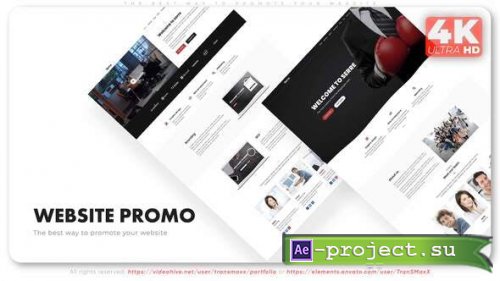 Videohive - Minimal Website Promo | Z24 - 33224631 - Project for After Effects