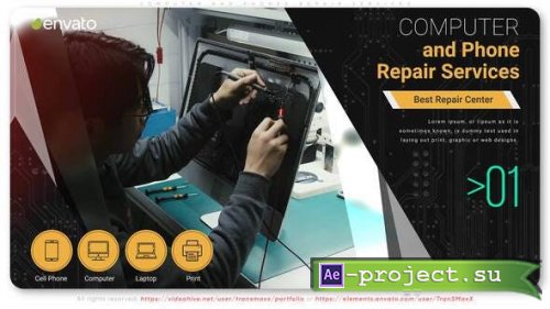 Videohive - Computer and Phones Repair Services - 33224653 - Project for After Effects