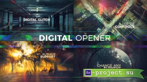Videohive - Digital Opener - 21316860 - Project for After Effects