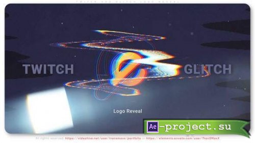 Videohive - Twitch Glitch Logo Reveal - 33167553 - Project for After Effects