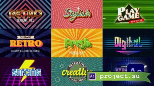 Videohive - Retro Titles - 32910857 - Project for After Effects