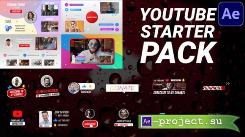 Videohive - Youtube Starter Pack | After Effects - 33288700 - Project for After Effects