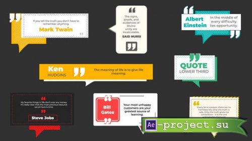 Videohive - Quotes Titles - 33278283 - Project for After Effects