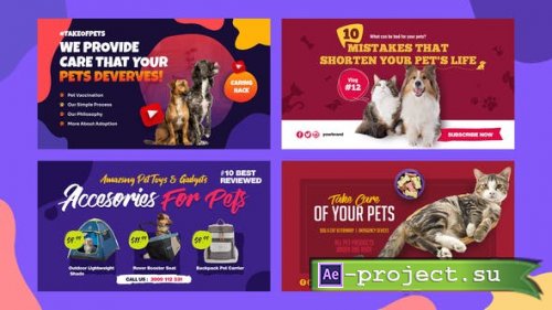 Videohive - Pets Shop and Care Slideshow - 32574226 - Project for After Effects