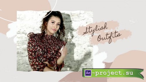 Videohive - Fashion Slideshow In Brush Stroke - 33320311 - Project for After Effects