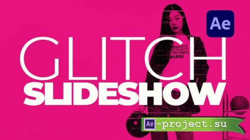 Videohive - Glitch Slideshow 33283681 - Project for After Effects 