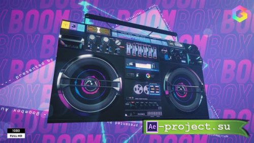 Videohive - Boombox Audio Visualizer - 33336801 - Project for After Effects