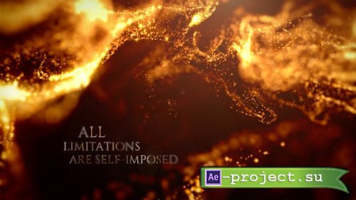 Videohive - Gold Dust Particle Sequence - 28459574 - Project for After Effects