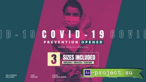 Videohive - Covid-19 Prevention Opener B101 - 33258023 - Project for After Effects