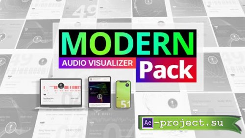 Videohive - Modern Audio Visualizer - Minimal Music Visuals - 33349615 - Project for After Effects