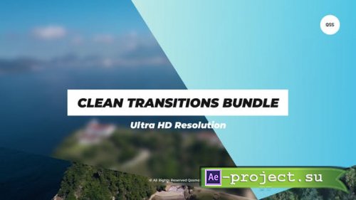Videohive - Clean Transitions Bundle - 33367977 - Project for After Effects